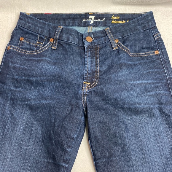 7 for all mankind Lexie Kimmie Bootcut blue Jeans size 26 - Picture 1 of 9